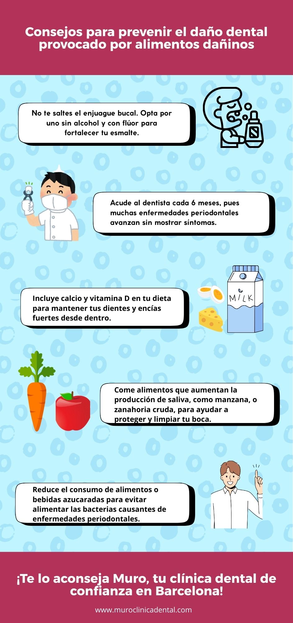 Consejos para prevenir el daño dental provocado por alimentos dañinos